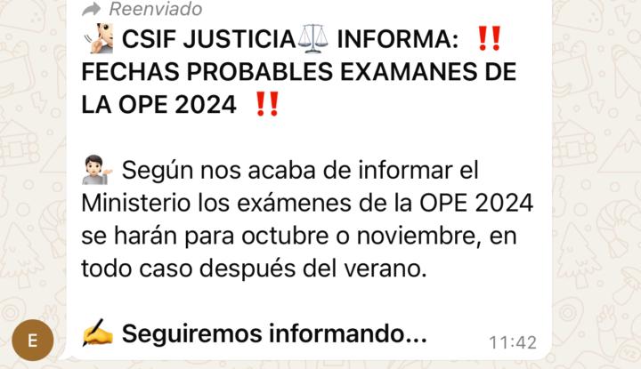 Últimas noticias  … me han pasado esto pero no se yo que fundamento tienen 