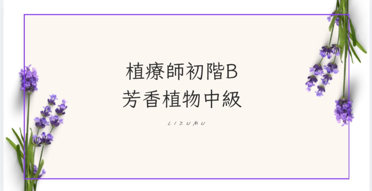 植療師初階B_芳香植物中級8
