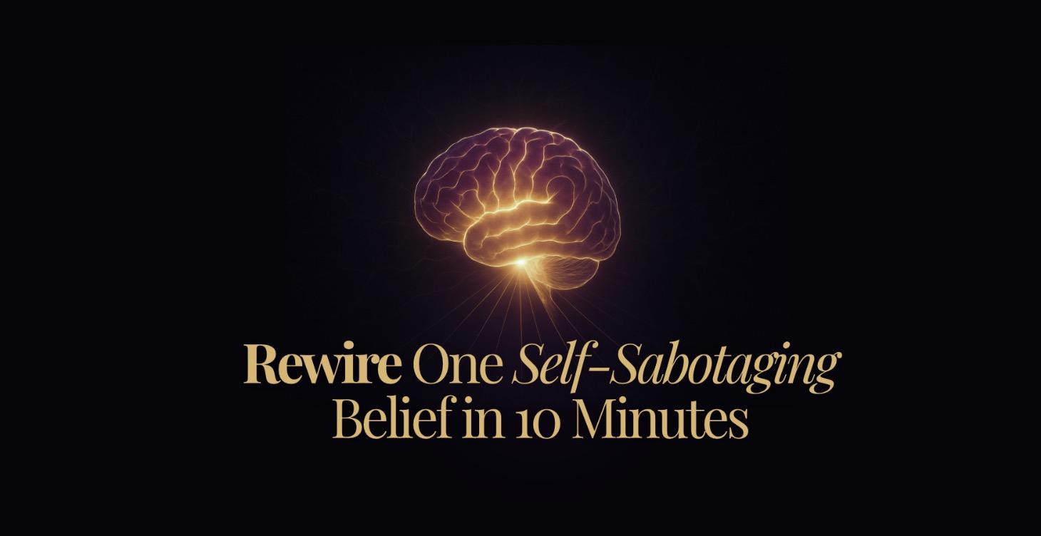 Rewire One Self-Sabotaging Belief in 10 Minutes