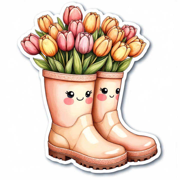 Kawaii Digital Sticker Loading ✨🍄