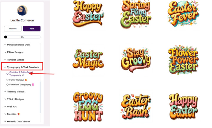 New Vault addition alert! 🐣✨| Typography Clipart