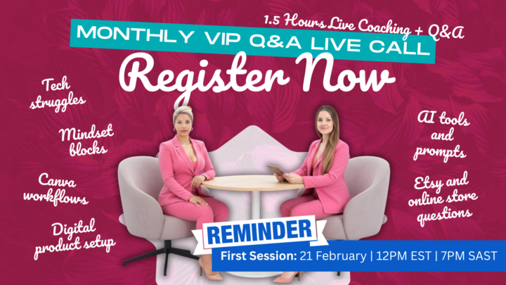 A HUGE thank you to everyone who joined us yesterday for our very first VIP LIVE session! 🙌