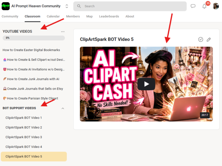 📹BOT SUPPORT VIDEOS INSIDE SKOOL ✨