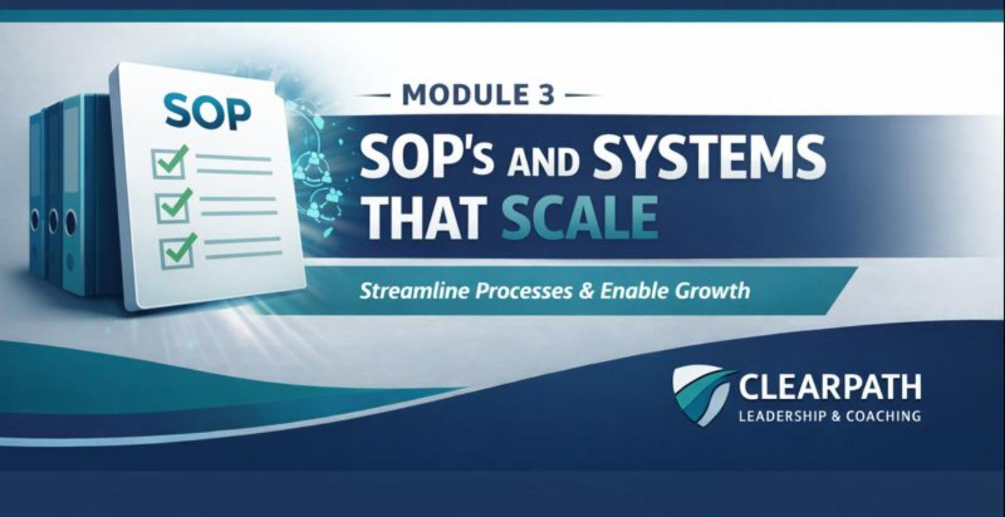 SOP's and Systems That Scale