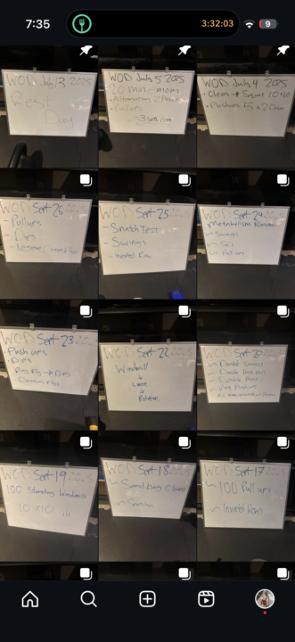 Daily accountability