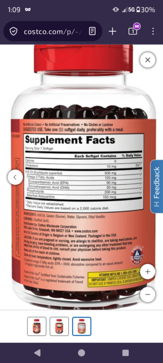 Omega-3 supplements 