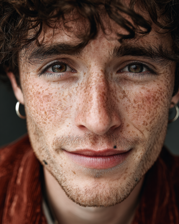 Plastic Skin Resolves with just prompts