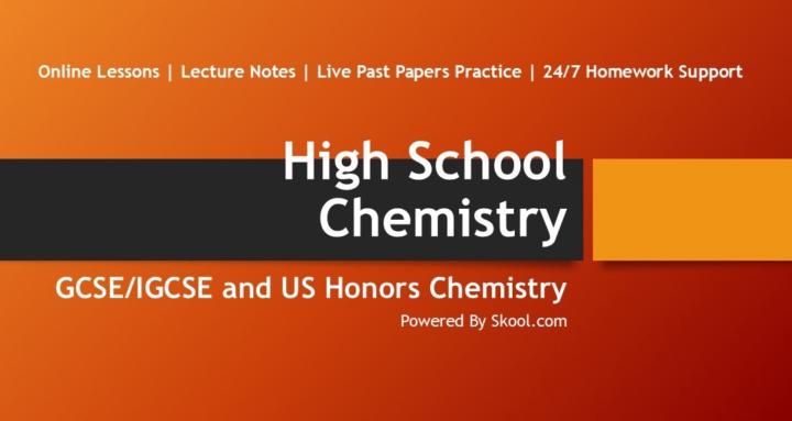 High School Chemistry