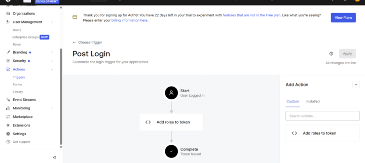 IAM / Access Management: RBAC with Auth0