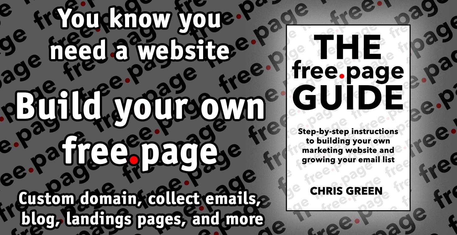 Build your own Free.Page (for Authors and Books)