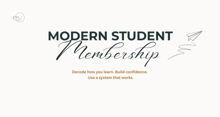 Modern Student Membership