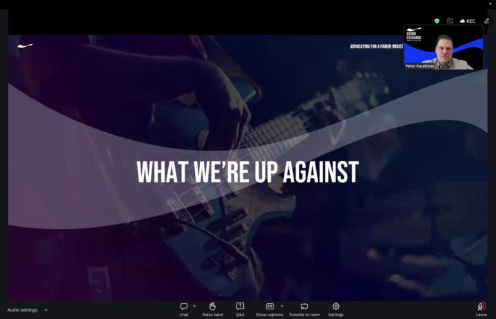 SoundExchange Webinar Info