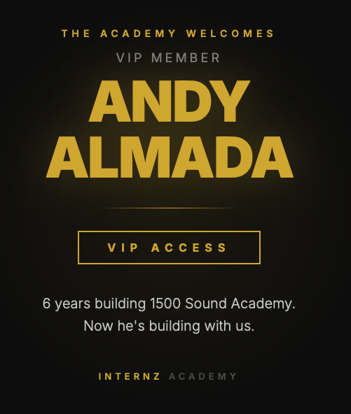 New VIP in the building. Let me tell you who just walked through the door.