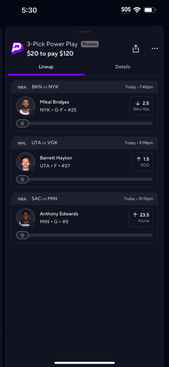 No call tonight but here’s some plays 