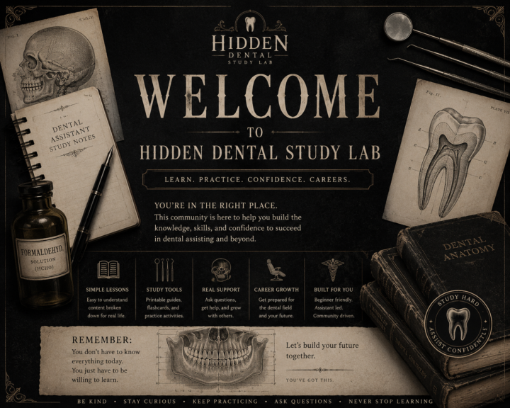 🦷Welcome to Hidden Dental Study Lab!🦷