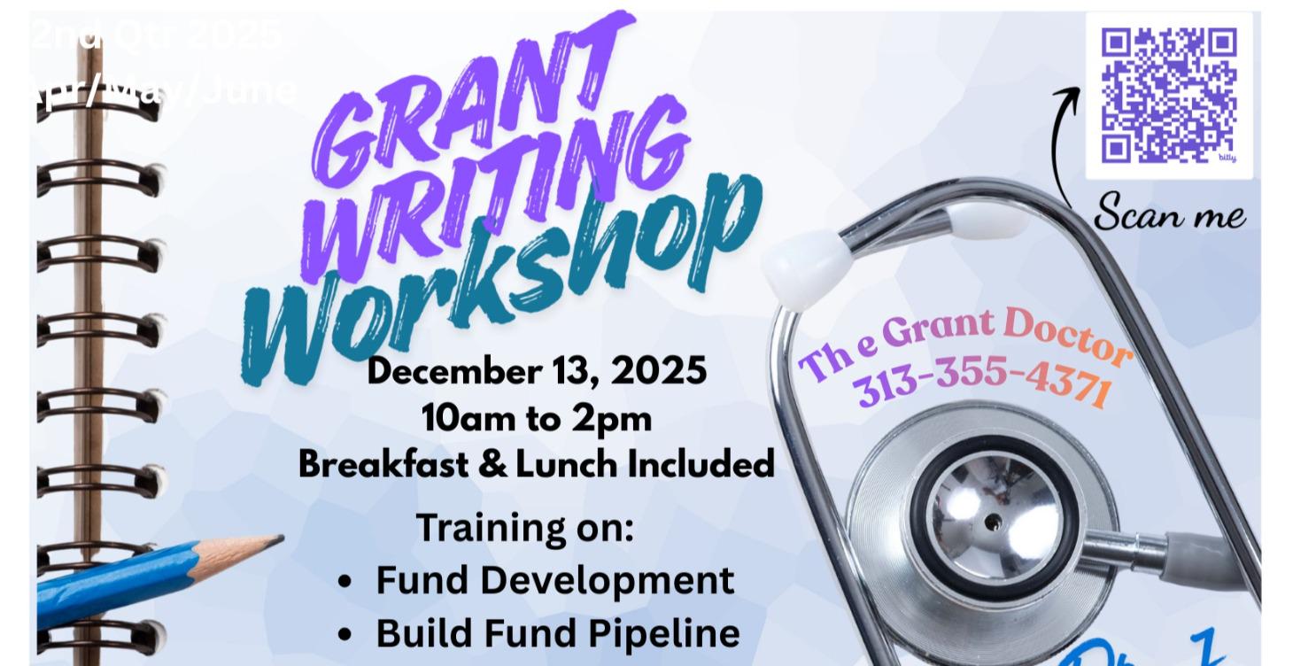Grant Writing Workshop - 12/13/25