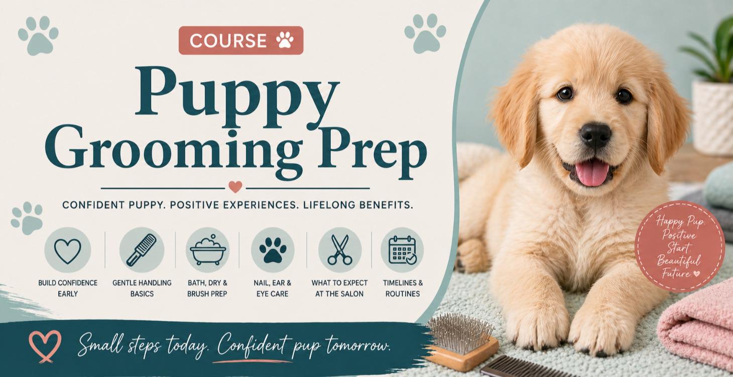 Puppy Grooming Prep