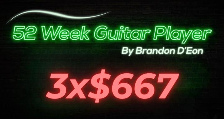 52 Week Guitar Player 3.0