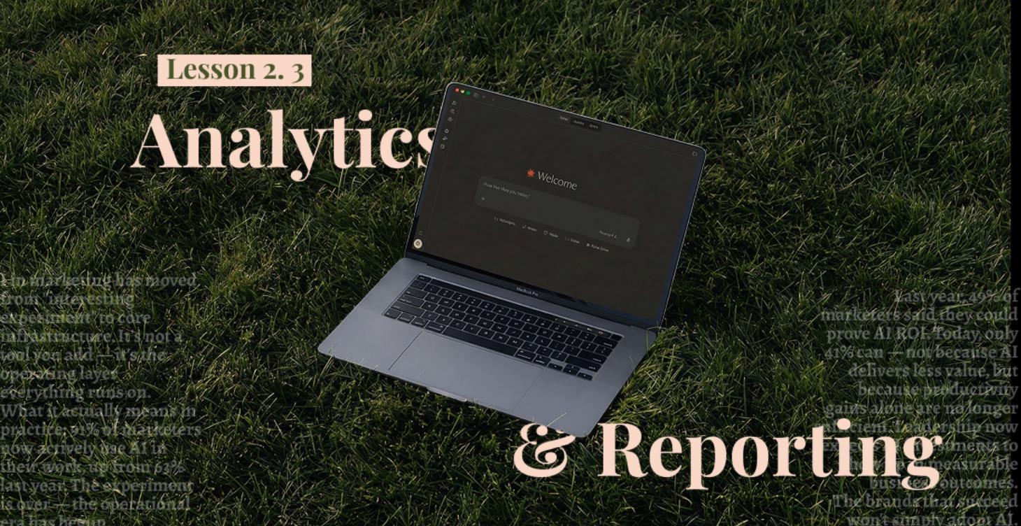 2.2 Analytics & Reporting