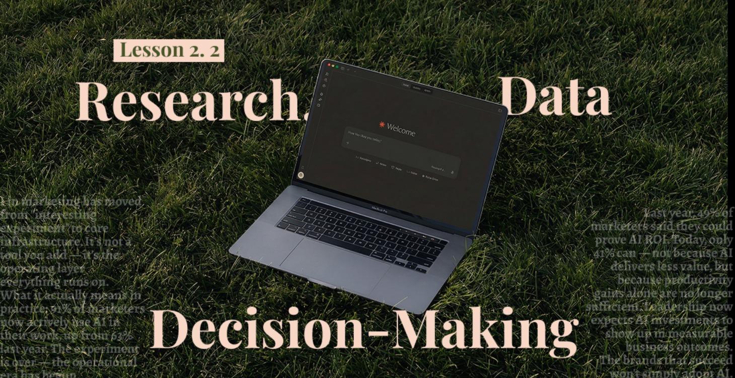 2.2 Research, Data & Decision-Making