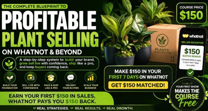LIVE Plant Sellers Course