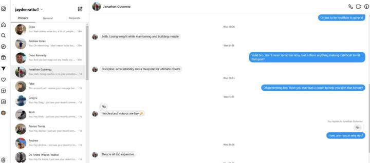 Outreach DMs