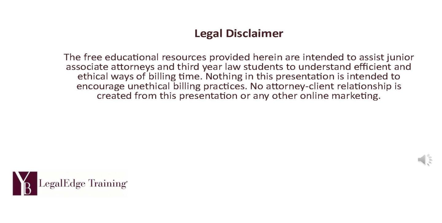 LegalEdge Training: