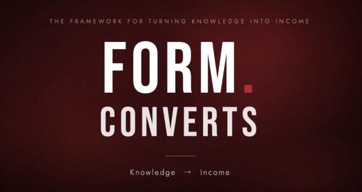 FORM. Converts