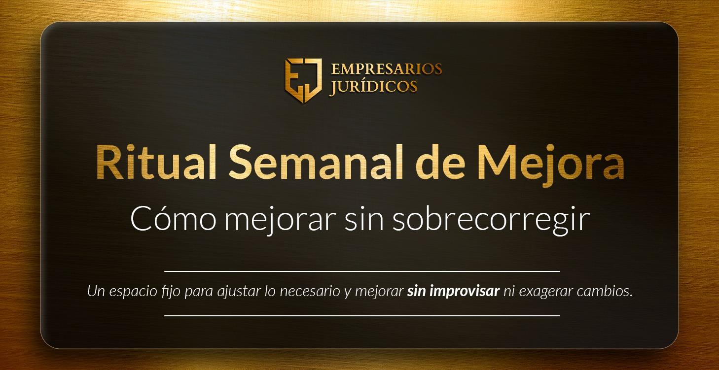 CLASE 6 — RITUAL SEMANAL DE MEJORA