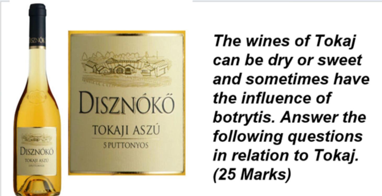 Tokaji Aszu short answer question