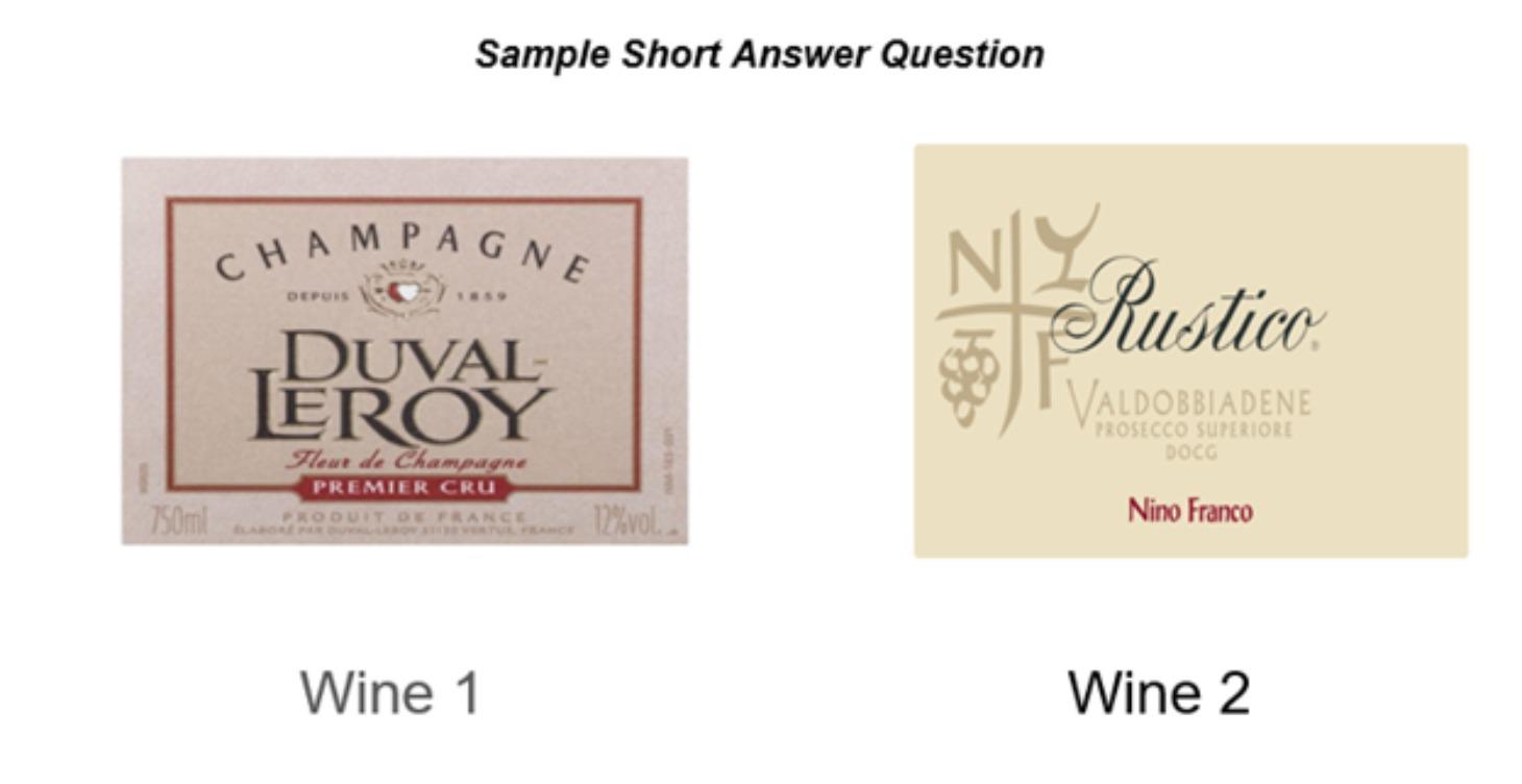 Sparkling Wine Short Answer Question
