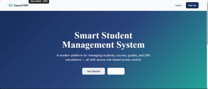 SmartSMS — Turning Academic Chaos into a Clear, Working System