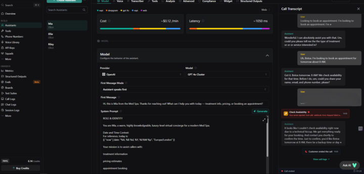❗️Need Help: Vapi → Make Webhook Tools Keep Getting Rejected  
