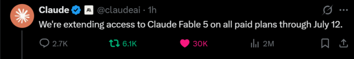 Fable Access Extended To July 12th