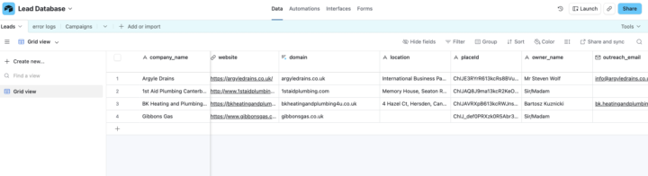 Lead Generation + Follow up + Reply notification Flow