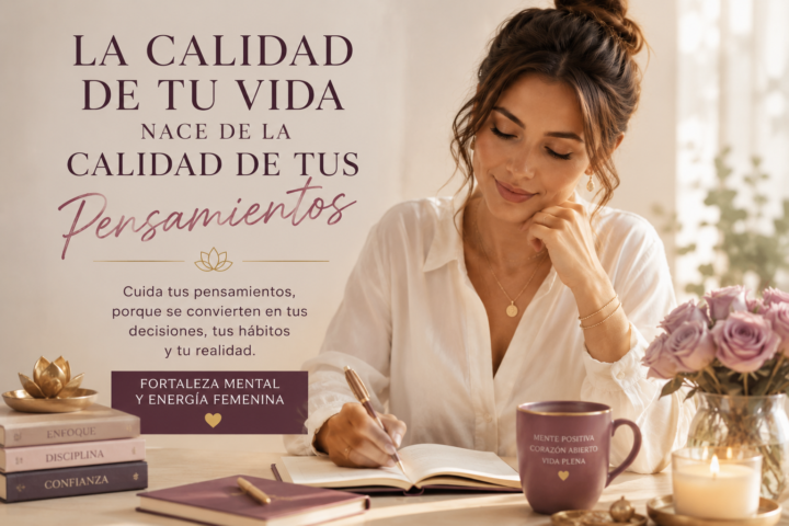 LA CALIDAD DE TU VIDA NACE DE LA CALIDAD DE TUS PENSAMIENTOS    