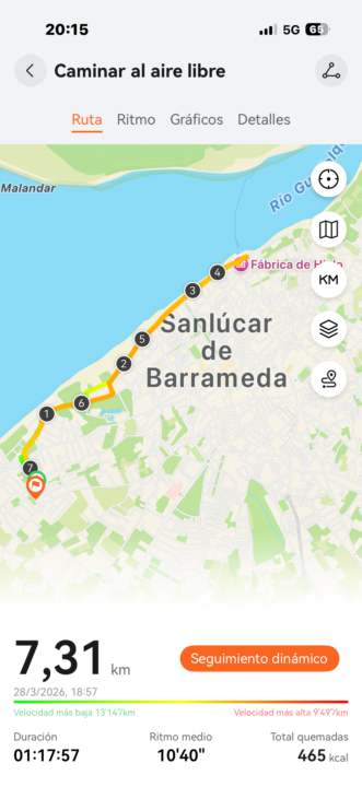 Caminata al aire libre 