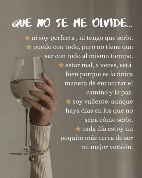 Que no se nos olvide! 