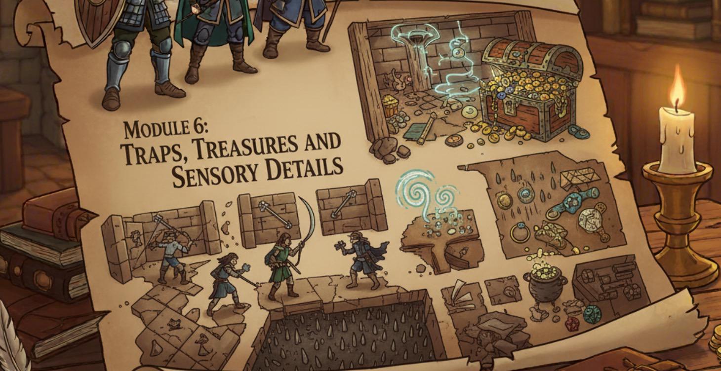 Module 6: Traps, Treasures & Sensory Details