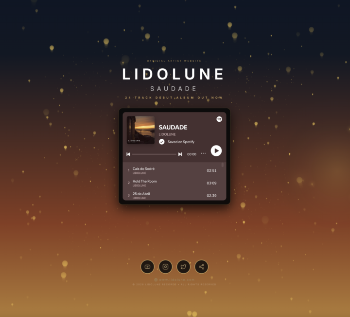 New Artist Album & Website are LIVE