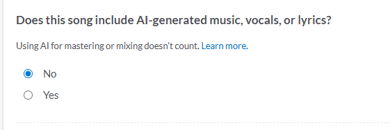 AI-generated music