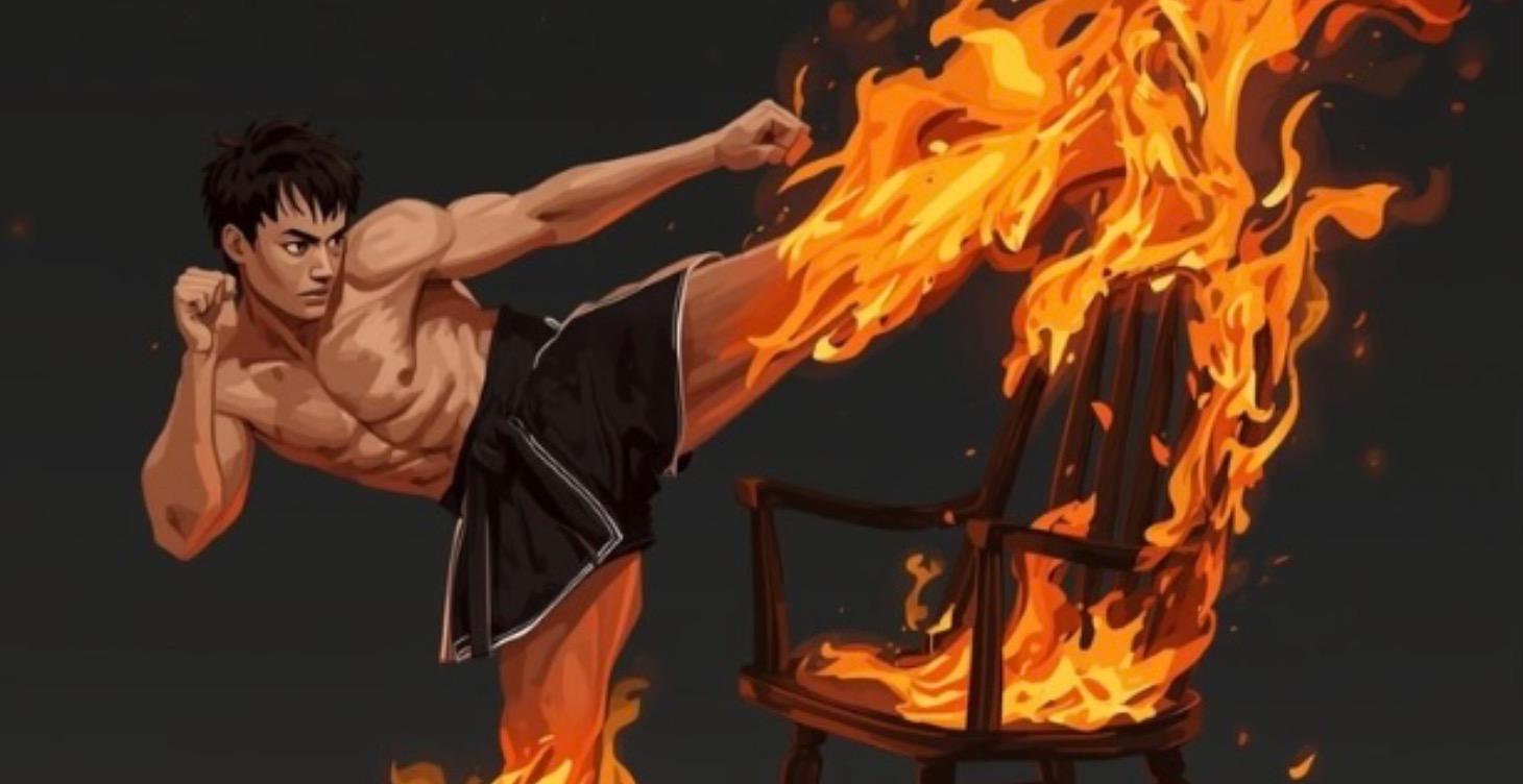 Front-Side-High kicking module