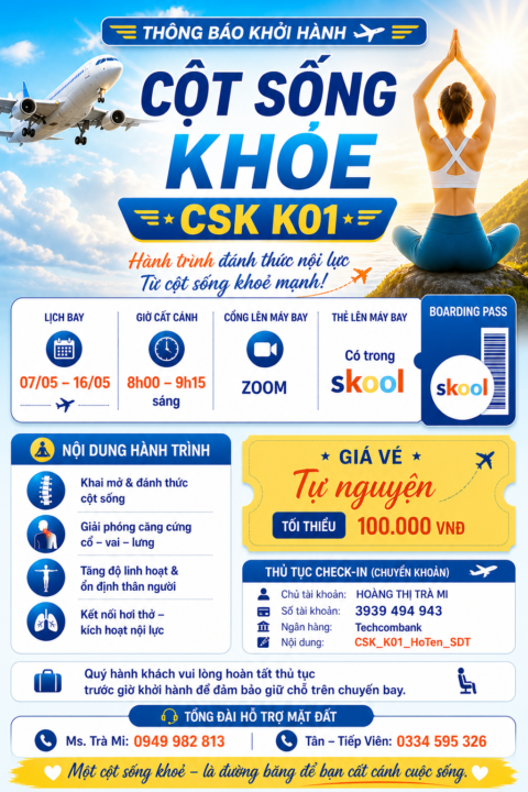 Lộ trình Cột Sống Khoẻ 