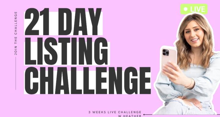 21 Day Listing Challenge A25