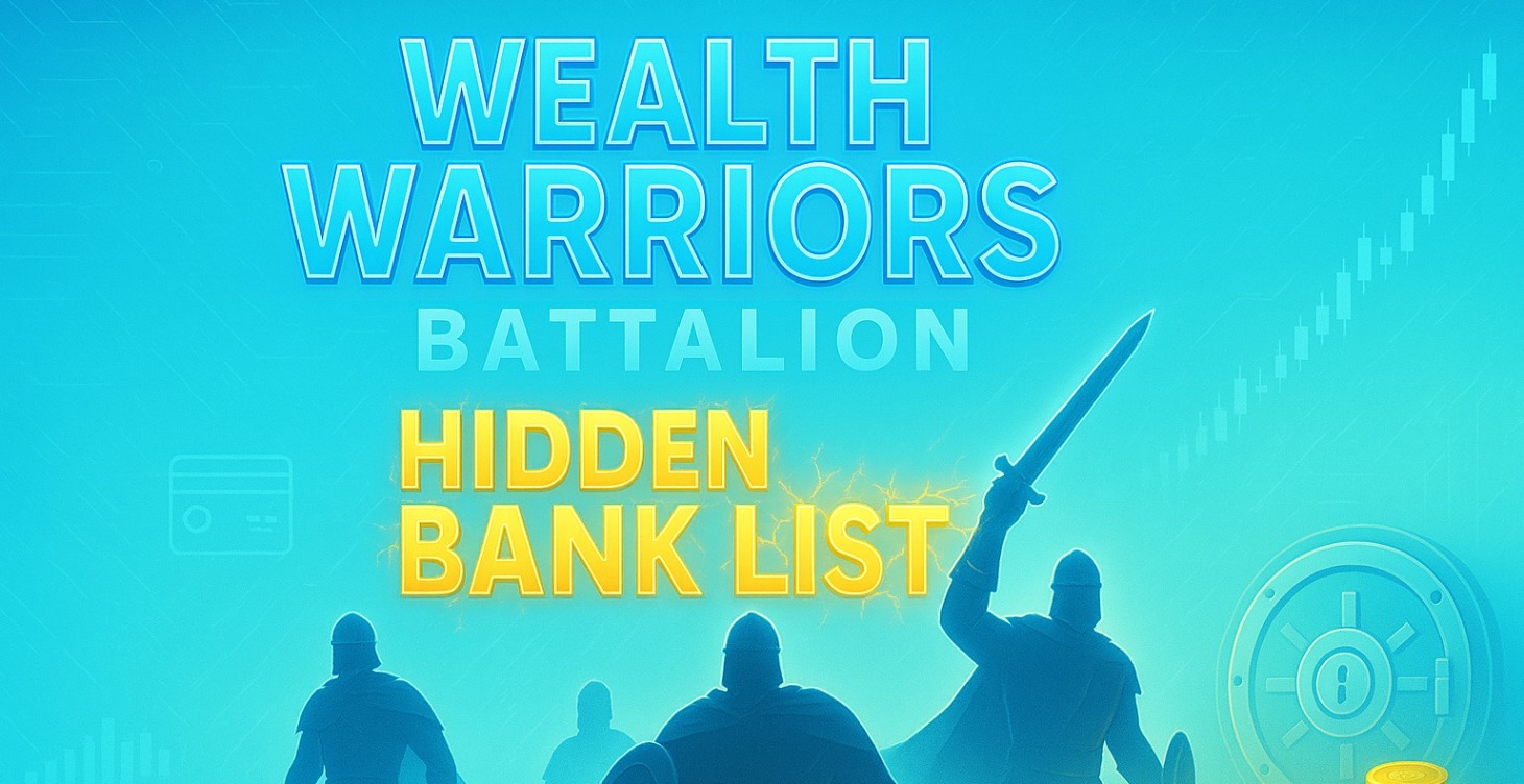 Hidden Bank List: