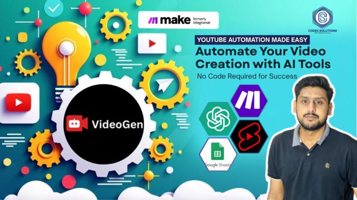Fully Automated YouTube Shorts Creation Using VideoGen & Make (No Code)