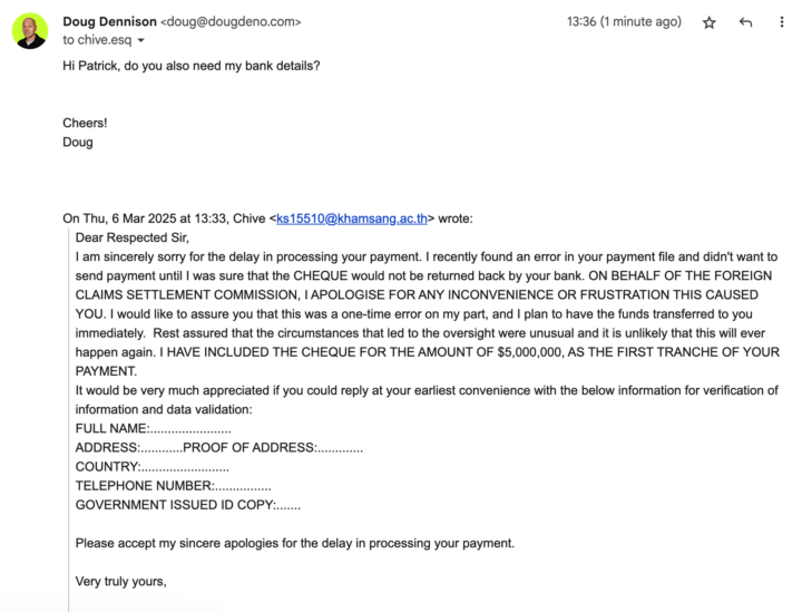 People still fall for this?