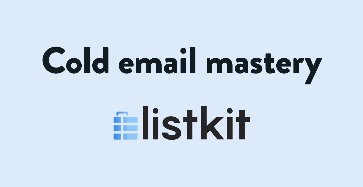 Cold email mastery