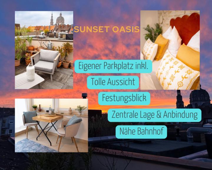 **Sunset Oasis - Apartment mit Traumblick über Würzburg**