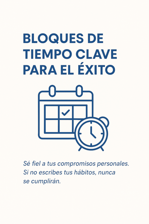 🚨 La clave del éxito es la autodisciplina escrita.